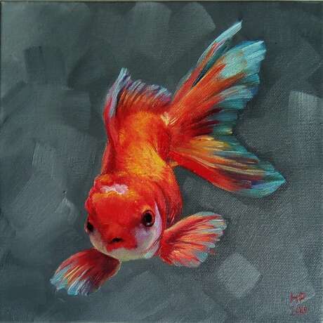 Painting “'Fish', Natalia Reznichenko”, Canvas, Oil paint, Realist, Animalistic, 2019 - photo 1