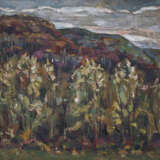Peinture «L'harmonie de l'automne», Carton, Peinture acrylique, Impressionnisme, Peinture de paysage, 2002 - photo 1