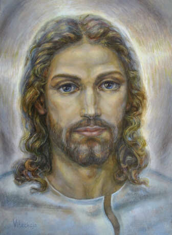 Painting “Jesus Christ”, Canvas, Oil paint, Postmodern, 2019 - photo 1