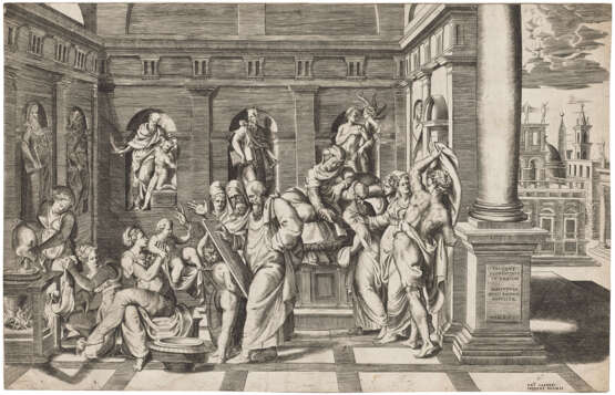 Bonasone, Giulio. GIULIO BONASONE (1510-1576) AFTER JACOPINO DEL CONTE (1510-1598) - фото 1