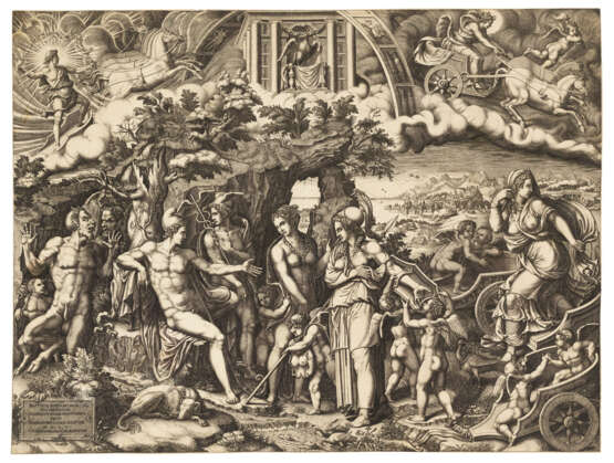 Ghisi, Giorgio. GIORGIO GHISI (1520-1582) AFTER GIOVANNI BATTISTA BERTANI (1516-1576) - Foto 1