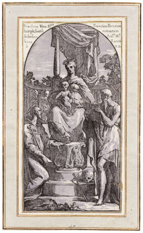 ANTONIO MARIA ZANETTI I (1680-1757) AFTER PARMIGIANINO (1503-1540) - Foto 3