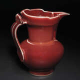 A VERY RARE COPPER-RED GLAZED MONK’S CAP EWER - фото 3