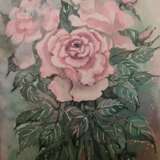 Zeichnung „Rosen“, Papier, Aquarell, 2019 - Foto 1