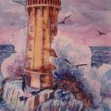 маяк Бумага Акварель Романтизм Морской пейзаж 2019 г. - фото 1