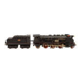 PAYA Dampflokomotive mit zwei Personenwagen, Spur 0, - Foto 2
