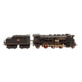 PAYA Dampflokomotive mit zwei Personenwagen, Spur 0, - photo 3