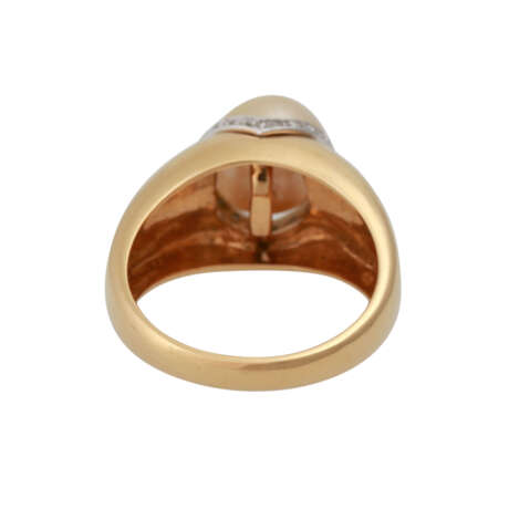 Ring mit goldfarbener Zuchtperle - Foto 4