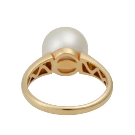 Ring mit weißer Zuchtperle - фото 4
