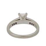 Ring mit Prinzessdiamant ca. 1 ct, - Foto 3