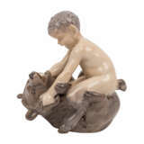 ROYAL COPENHAGEN, Porzellanfigur „Faun mit Bär“ - Foto 2