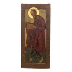 Ikone des heiligen Apostel Paulus. NORDRUSSLAND, Mitte 19. Jahrhundert,