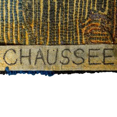Design Tepppich "CHAUSSEE" aus Wolle. 1970er Jahre, 254x80 cm. - Foto 4