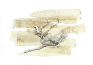 Балет, балет, балет... Рисунок, ручная работа, 2020г Автор - Мишарева Наталья