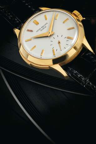 PATEK PHILIPPE AN EXTREMELY RARE 18K GOLD MINUTE REPEATING W... - фото 1