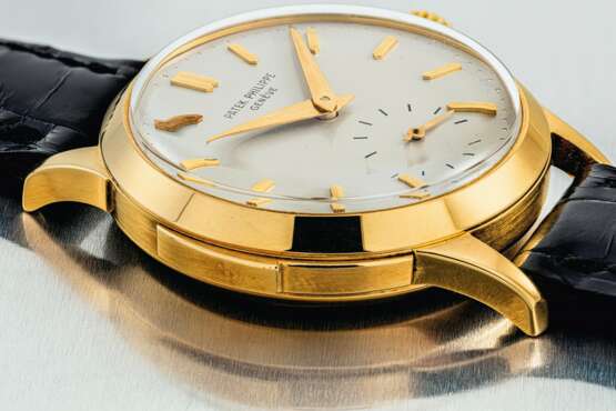 PATEK PHILIPPE AN EXTREMELY RARE 18K GOLD MINUTE REPEATING W... - Foto 2