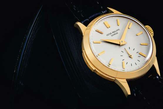 PATEK PHILIPPE AN EXTREMELY RARE 18K GOLD MINUTE REPEATING W... - Foto 3