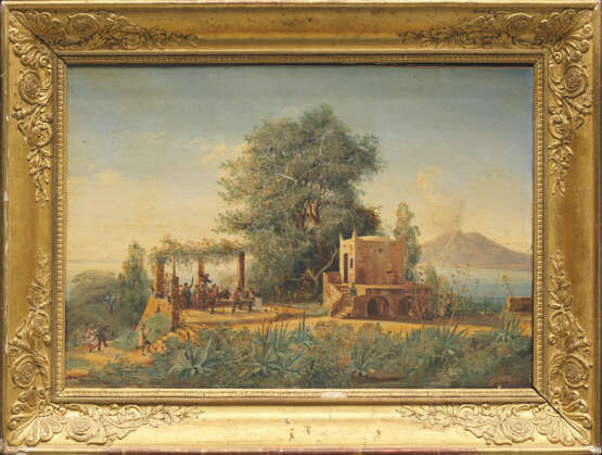 Borget, Auguste. ATTRIBUÉ À AUGUSTE BORGET (1808-1877) - photo 1
