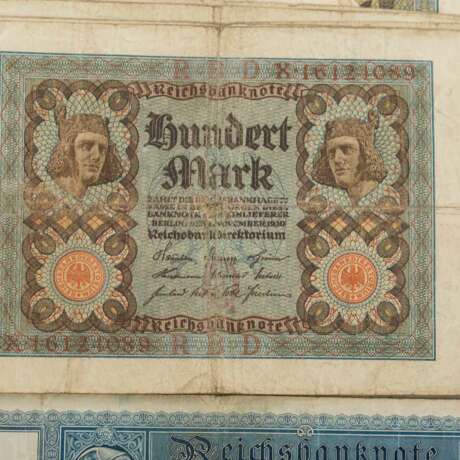 Zahlreiche Banknoten, vorwiegend Deutschland 1.H. 20. Jahrhundert. - - фото 2