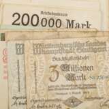 Zahlreiche Banknoten, vorwiegend Deutschland 1.H. 20. Jahrhundert. - - фото 4