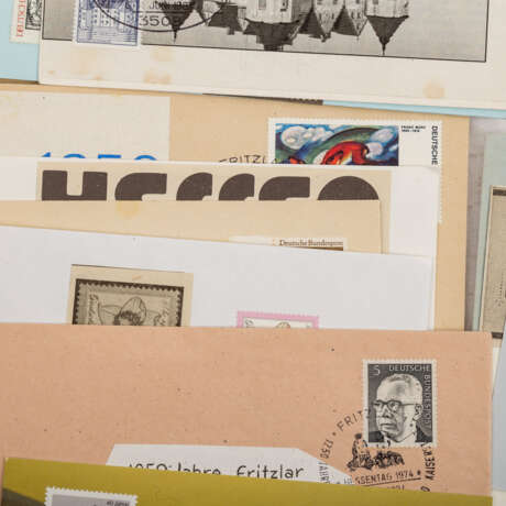 BRD, ein großes Briefalbum und eine Schachtel - фото 3