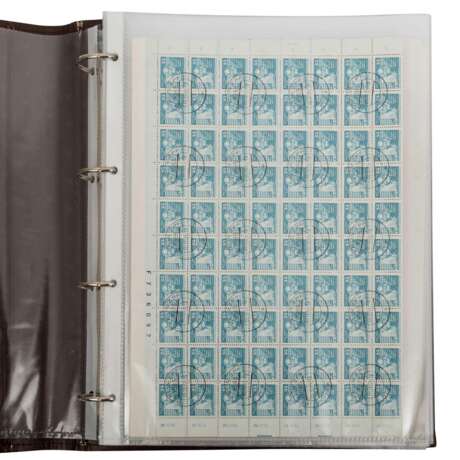 DDR, sehr spannendes Bogenkonvolut, ca. 90 Stück ex 1981/83, - Foto 1