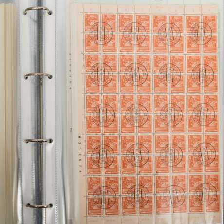 DDR, sehr spannendes Bogenkonvolut, ca. 90 Stück ex 1981/83, - фото 3