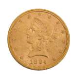 USA/GOLD - 10 Dollar 1894, Liberty Head, ss., Kratzer, - Foto 1