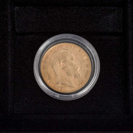 GB/GOLD - Konvolut: 2 x 1 Sovereign 1910 - Foto 3