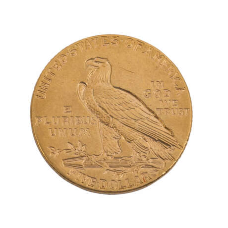 USA/GOLD - 5 Dollars 1910 - Foto 2
