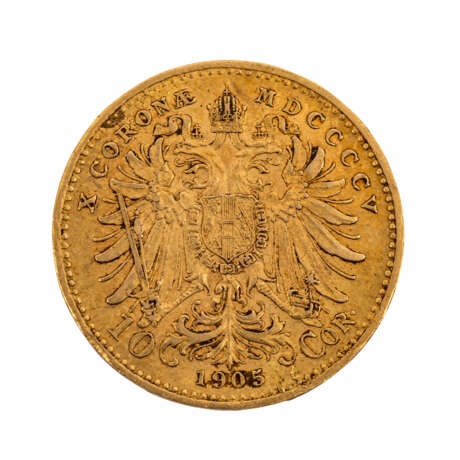 Österreich - 10 Kronen 1905, Gold, - Foto 2
