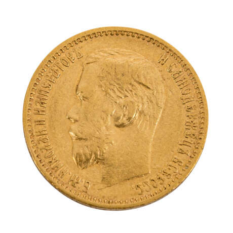 Russland - 5 Rubel 1898/r, Gold, - Foto 1