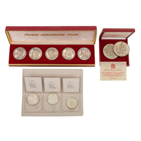 Silbermünzen Thematik Olympia mit unter anderem - photo 3