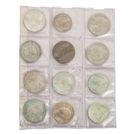 Silbermünzen Thematik Olympia mit unter anderem - Foto 4