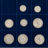 6 Tableaus mit Münzen des Dt. Kaiserreich und der Weimarer Republik - - фото 5