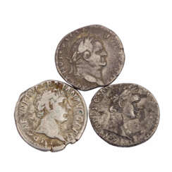 3 antike römische Denare/Silber -