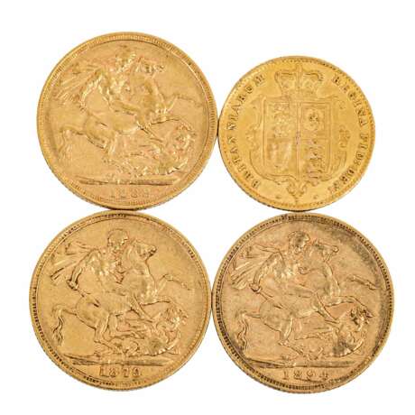 Historisches Goldkonvolut GB und Australien - - Foto 2