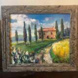 Peinture «Les Motifs De La Toscane», Toile, Peinture à l'huile, Impressionnisme, Peinture de paysage, 2018 - photo 1
