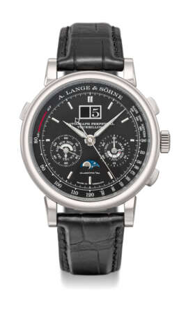 A LANGE & SÖHNE AN EXTREMLY FINE AND RARE PLATINUM LIMITED E... - photo 2