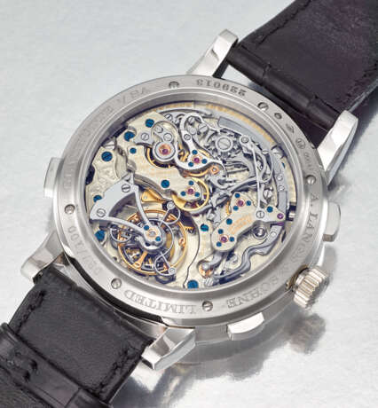 A LANGE & SÖHNE AN EXTREMLY FINE AND RARE PLATINUM LIMITED E... - Foto 4