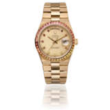 ROLEX AN EXTREMLY RARE AND ATTRACTIVE 18K GOLD AND MULTI-COL... - фото 2