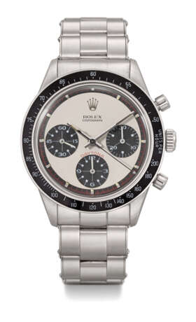 ROLEX AN EXTREMELY RARE AND ATTRACTIVE STAINLESS STEEL CHRON... - фото 1