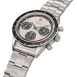 ROLEX AN EXTREMELY RARE AND ATTRACTIVE STAINLESS STEEL CHRON... - photo 2