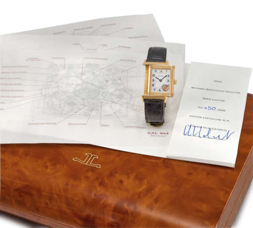 Jaeger-LeCoultre A fine 18K pink gold limited edition minute... - photo 1