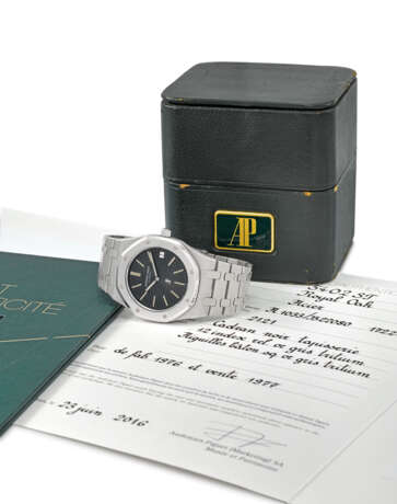 AUDEMARS PIGUET A RARE STAINLESS STEEL AUTOMATIC WRISTWATCH ... - photo 1