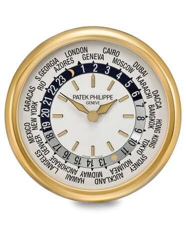 Inducta for Patek Philippe A large gilt brass world time wal... - фото 1