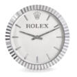Inducta for Rolex An attractive stainless steel wall clock - Archives des enchères