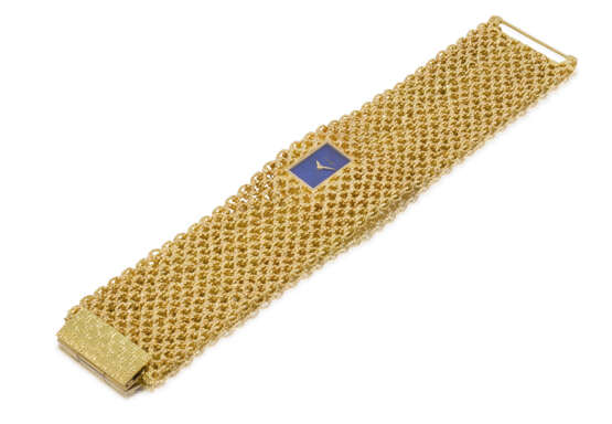 Piaget A very fine and attractive 18K gold and lapis lazuli ... - фото 2