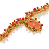 Piaget A very rare and extremely elegant 18K gold and coral ... - Foto 2