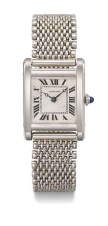 Cartier A very fine, rare and attractive platinum rectangula... - фото 1